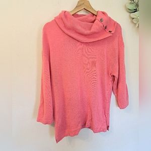 100% Cashmere Pink Jones New York Sweater Size M